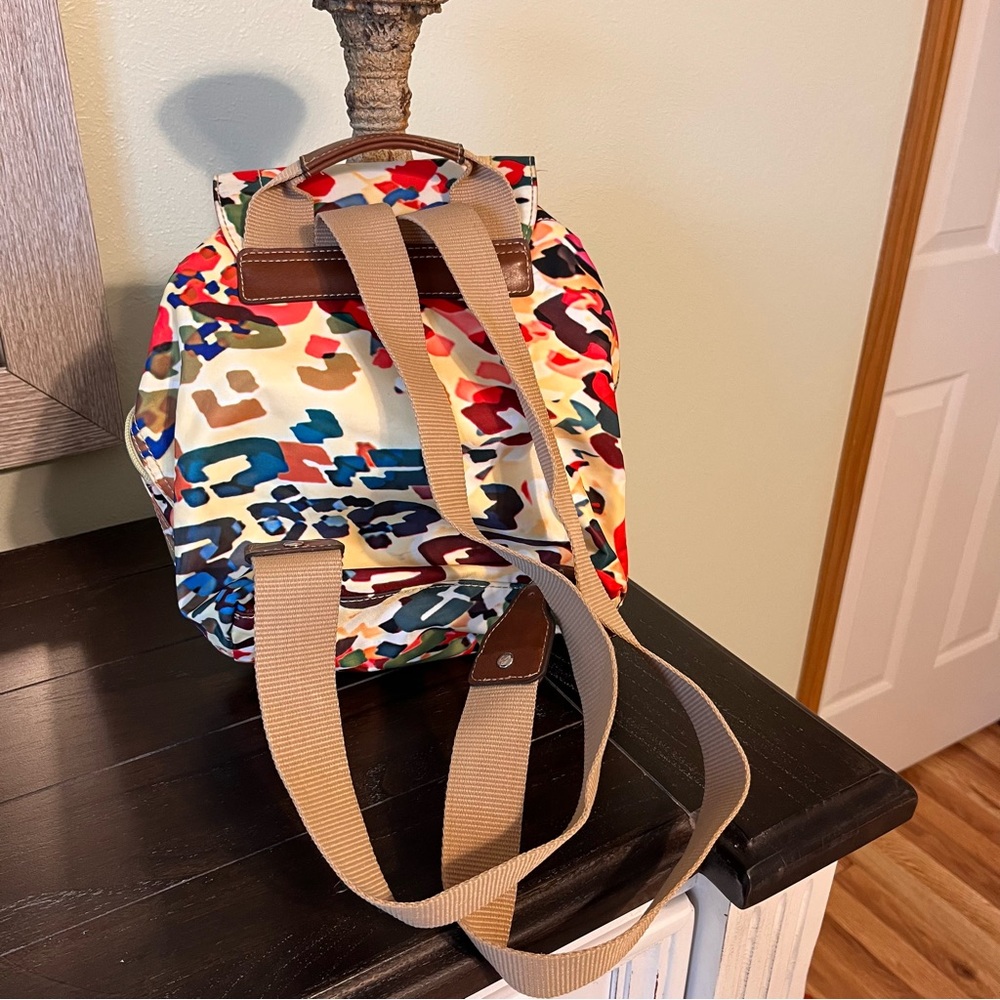 Nine West Colorful Abstract Print Backpack - Picture 2 of 9
